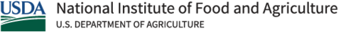 Logo. National Institute of Food and Agriculture, U.S. Department of Agriculture.
