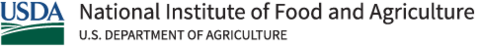 Logo. USDA National Institute of Food and Agriculture.