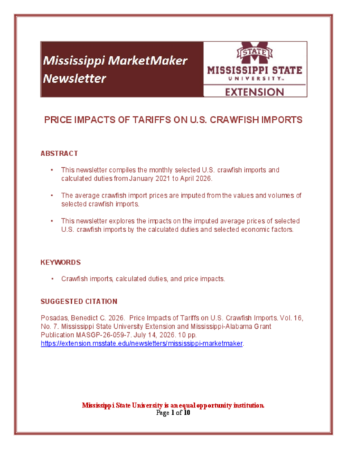 Preview of Newsletter-Price-Impacts-Tariffs-Crawfish-2026.pdf